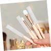 balacoo 300pcs Makeup Brush Protector Case Pe Plastic Mesh Covers for Bristles Tools view 4