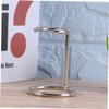 balacoo 3pcs Men Stainless Steel Shaving Brush Stand Organizer for Home and Barber Salon Fits Brushes Prolongs Life Elegant Design view 3