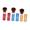 NOLITOY 3pcs Retractable Makeup Brush for Women Portable Blush and Loose Powder Applicator Ergonomic Design for Travel Random Colors view 1