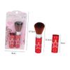 NOLITOY 3pcs Retractable Makeup Brush for Women Portable Blush and Loose Powder Applicator Ergonomic Design for Travel Random Colors view 3
