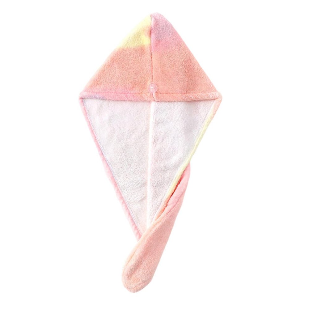 Angoily 1Pc Fleece Dry Hair Cap Fast Drying Bath Cap for Women Super Absorbent Hair Drying Hat Long Hair Wrap for Shower Face Washing Travel