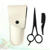 Didiseaon 6pcs Facial Hair Scissors Set Men Beard Scissors Styling Kit Small Comb Stainless Steel for Barbers Home Use view 4