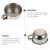 Angoily 2pcs Men's Shaving Bowl Stainless Steel Design Capacity for Easy Lathering and Rustproof for Daily Grooming view 4