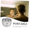 Angoily 3pcs Convenient Shaving Mug Professional Shaving Bowl for Men Anti-slip Design Portable and Elegant for Home and Barber Use view 2