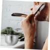 Angoily 3pcs Convenient Shaving Mug Professional Shaving Bowl for Men Anti-slip Design Portable and Elegant for Home and Barber Use view 3