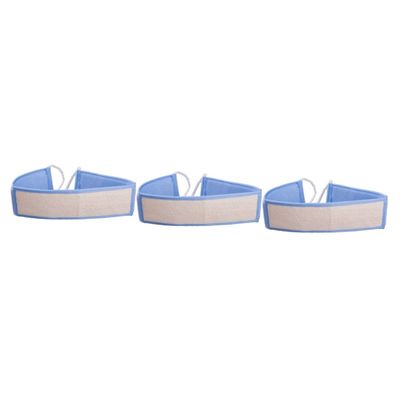 Angoily 3pcs Long-Handled Sponge Exfoliating Back Scrubber Bath Towel Long Strip Shower Towel