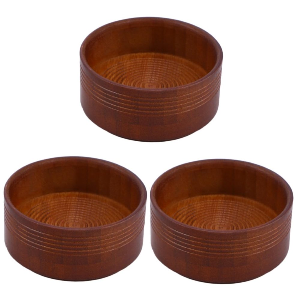 Beavorty 3pcs Shaving Soap Bowl Cup Men's Shaving Bowl Polished Surface Compact Mug for Soap Suitable for Dad