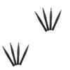 Angoily 8pcs Ergonomic Design Eyebrow Tweezer Kit Stainless Steel Flat Tips for Ingrown Hair Splinters and Beauty Grooming view 1