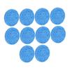 Angoily 10pcs Facial Cleaning Sponge Wood Pulp Compress Cosmetic Puff for Makeup Removal Gentle Skin Types for Powder Cleansing view 1