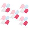 Angoily 20pcs Microfiber Facial Cleaning Gloves for Makeup Removal Soft and Absorbent Wash Mitts for Eye and Face Cleansing Reusable and Convenient Makeup Towels for Women view 1