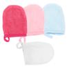Angoily 20pcs Microfiber Facial Cleaning Gloves for Makeup Removal Soft and Absorbent Wash Mitts for Eye and Face Cleansing Reusable and Convenient Makeup Towels for Women view 2