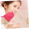 Angoily 20pcs Microfiber Facial Cleaning Gloves for Makeup Removal Soft and Absorbent Wash Mitts for Eye and Face Cleansing Reusable and Convenient Makeup Towels for Women view 3