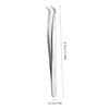 Angoily 2pcs High Precision Eyelash Grafting Tweezers Makeup Tools for Extensions and Isolation Suitable for Weddings Photoshoots and Daily Wear view 2