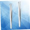 Angoily 2pcs High Precision Eyelash Grafting Tweezers Makeup Tools for Extensions and Isolation Suitable for Weddings Photoshoots and Daily Wear view 4