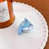 Mini Dolphin Claw Clips,Dolphin Bangs Hair Clips,Animal Shape Hair Claw Clips,Acetate Hair Clips for Girls,Small Sides Claw Barrettes for Women,Pack of 3 (dolphin) view 4