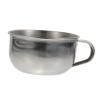 Angoily 3pcs Stainless Steel Shaving Bowl Handle Men's Shaving Container for Home Barbershop Use Easy to Carry and Store for Grooming Enthusiasts view 1