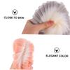 Angoily 3pcs Mesh Bath Ball Dual Exfoliating Loofah Sponge Pouf for Shower Bath Gentle Scrubber for Skin Care Aesthetic Design Comfortable Grip for Daily Use view 3
