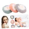 Angoily 3pcs Mesh Bath Ball Dual Exfoliating Loofah Sponge Pouf for Shower Bath Gentle Scrubber for Skin Care Aesthetic Design Comfortable Grip for Daily Use view 4