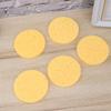Angoily 10pcs Facial Cleaning Sponge Yellow Makeup Removal Puff for Blush Sun Block Natural Wood Pulp for Deep Cleansing Exfoliating Skin view 2