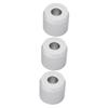Angoily 3pcs Round Shaver Stand Zinc Alloy Holder for Manual Shaving Brushes Finish for Barber Tools Keeps Washroom Organized and Tidy view 1