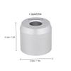 Angoily 3pcs Round Shaver Stand Zinc Alloy Holder for Manual Shaving Brushes Finish for Barber Tools Keeps Washroom Organized and Tidy view 3