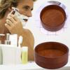 Beavorty 2pcs Shaving Mug Container Large Shaving Soap Bowl Wooden Cup for Man Smooth Safe for Wet view 2