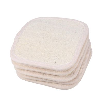 Angoily 5-pack Natural Loofah Body Exfoliator Towel for Men Women Bath Brush Scrub Towel