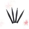 Angoily 12pcs Professional Eyebrow Tweezers Kit of Flat Pointed Stainless Steel Tweezers for Hair Removal for First Aid and Beauty view 4