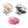 Angoily 3pcs Shower Cap Elastic Bathing Hat for Women Stylish Bath Hat for Spa Salon and Swimming Hair Saving Tool view 2