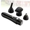 Beavorty 3pcs Nose Hair Trimmer USB Rechargeable Electric Grooming Tool for Men and Women Compact Design for and for Nose Ear and Facial Hair Removal Black view 3