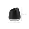 Angoily 2pcs Aluminium Alloy Shaving Razor Stand with Oblique Opening Resistant Holder for Organized Bathroom Storage Smooth Edges Durable Base for Men Grooming view 3