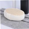 Angoily 2pcs Natural Exfoliating Loofah Sponge Pads Super Soft Luffa Material for Bath Shower Spa Double-Sided Design view 2