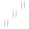 Angoily 6pcs Grafting Eyelashes Tweezers Precision Makeup Tools for Fake Eyelash Application for Professional and Personal Use Includes Shape Tweezers view 1