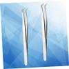 Angoily 6pcs Grafting Eyelashes Tweezers Precision Makeup Tools for Fake Eyelash Application for Professional and Personal Use Includes Shape Tweezers view 4