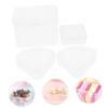 Angoily 4pcs Makeup Sponge Powder Puff Box Plastic Storage Case Organizer for Beauty Tools view 2