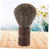 Angoily 2pcs Beard Brush for Men Mustache Cleaning Tool Wooden Handle Hair Shave Brush for Men view 3