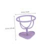 Angoily 2pcs Makeup Sponge Holder for Easy Drying and Storage Powder Puff Stand Rack Purple Beauty Shelf Tool for Organizing Cosmetics view 4
