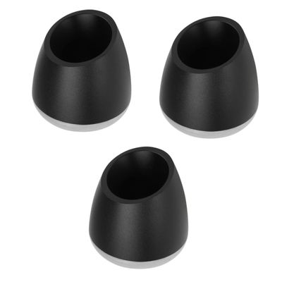 Angoily 3pcs Shaving Stand Aluminium Alloy Holder with Oblique Opening for Organized Grooming Space and Stable Types of