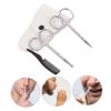Angoily 12pcs Men Grooming Kit Beard Scissors Set Mustache Scissors for Men Nose Hair Trimmer Stainless Steel Beauty Grooming Tool view 3