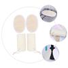 NOLITOY 12pcs Natural Loofah Exfoliating Body Brush for Gentle Scrubbing Bathing Towels for Daily Use Includes Cylindrical and Flat Towels for Skin Care and Relaxation view 2