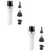 Angoily 2pcs Mens and Womens Nose Trimmer Hair Removal Electric Nose Hair Shaver Compact Safe view 1