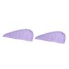 DOITOOL 2pcs Microfiber Hair Drying Towel for Fast Drying Lightweight Hair Wrap Ultra-Absorbent Turban Style for Shower and Daily Use view 1
