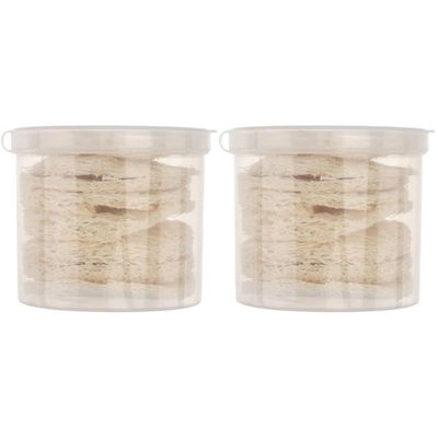 Didiseaon 22pcs Soft Loofah Exfoliating Sponges Makeup Remover Pads for Face Washable Skin Care Cleansing Pads