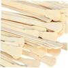 Didiseaon 200pcs Wooden Wax Spatulas for Hair Removal Disposable Wax Applicators Odorless Waxing Sticks for Salon and Home Use Rounded Ends for Easy Application view 3