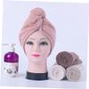 Angoily 2pcs Microfiber Towels Hair-Drying Cap Fast Drying Towel for Hair Fast Hair Dry Hair Cap Quick Dry view 4