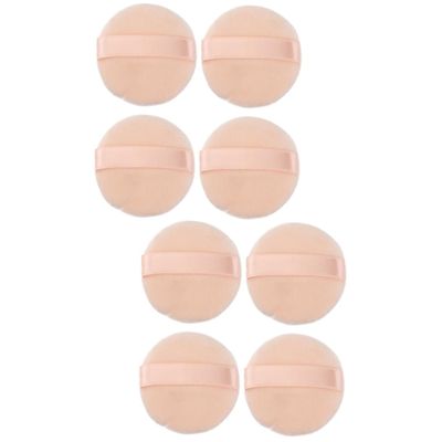 Beavorty 8pcs Elf Powder Puff Round Powder Puff Makeup Sponge Non-fluorescer Concealer Gentle Skin Smooth Application Salon Travel