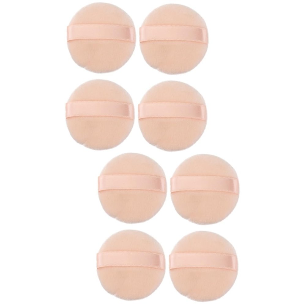 Beavorty 8pcs Elf Powder Puff Round Powder Puff Makeup Sponge Non-fluorescer Concealer Gentle Skin Smooth Application Salon Travel