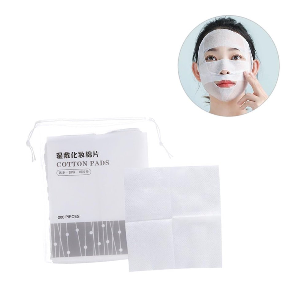 DOITOOL Makeup Cotton Pads Soft and Stretchable Facial Pads for Toner and Makeup Removal Eco-Friendly Non-Woven Material for Daily Skin Care Use