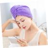 Angoily 2pcs Drying Bath Hair Quick-Drying Water-Absorption Convenient Fast Towels Practical view 3