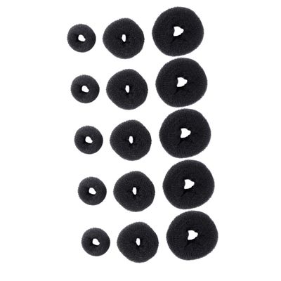 Angoily Donut Bun Maker Set Hair Bun Tool for Boys and Girls Elastic Hair Ties
